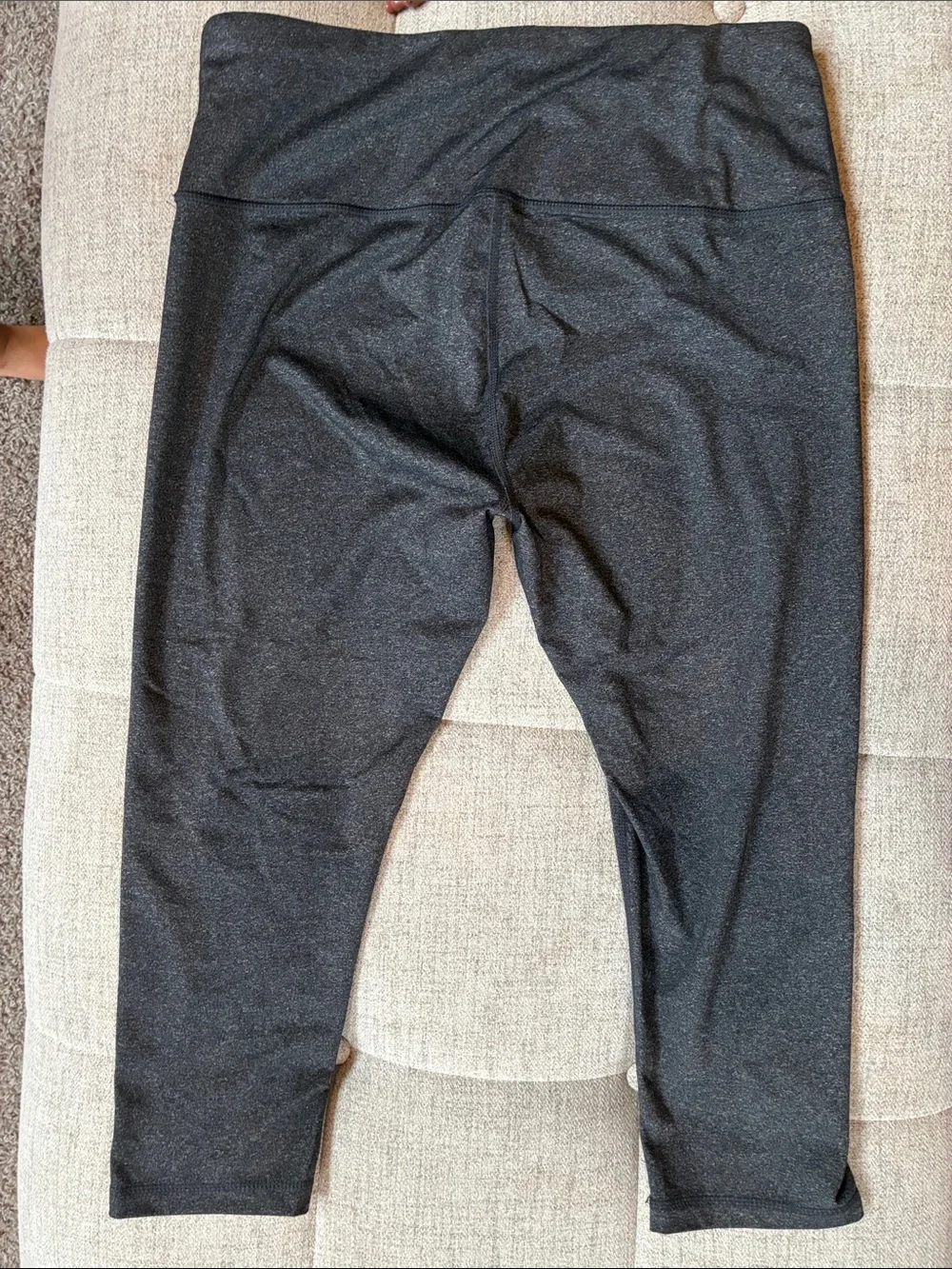 Active Life Black Capri Leggings with Wide Waistband